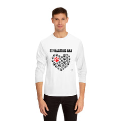 My Valentine Has Paws Long Sleeve T-Shirt