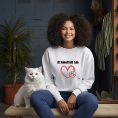 My Valentine Has Paws Heart-N-Paws Unisex Long Sleeve T-Shirt