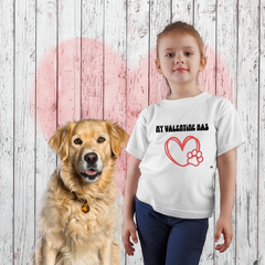 My Valentine Has Paws Heart-n-Paws Kids Heavy Cotton™ Tee