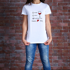 Single, Taken, Drinking Wine Valentine's Unisex Jersey Short Sleeve T-Shirt